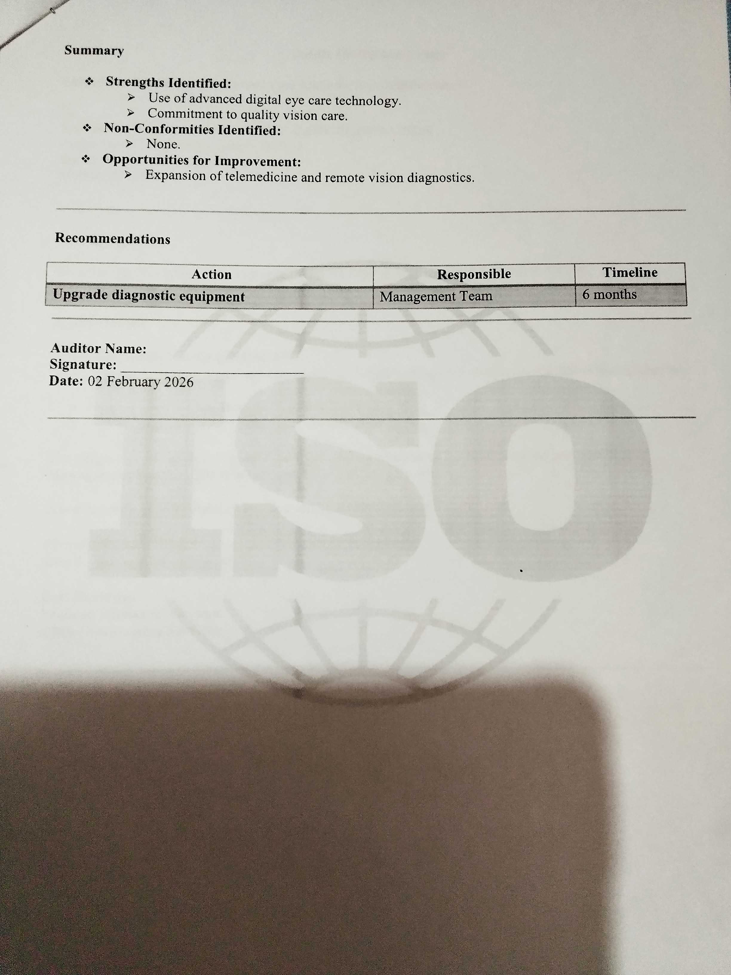 Audit Report
